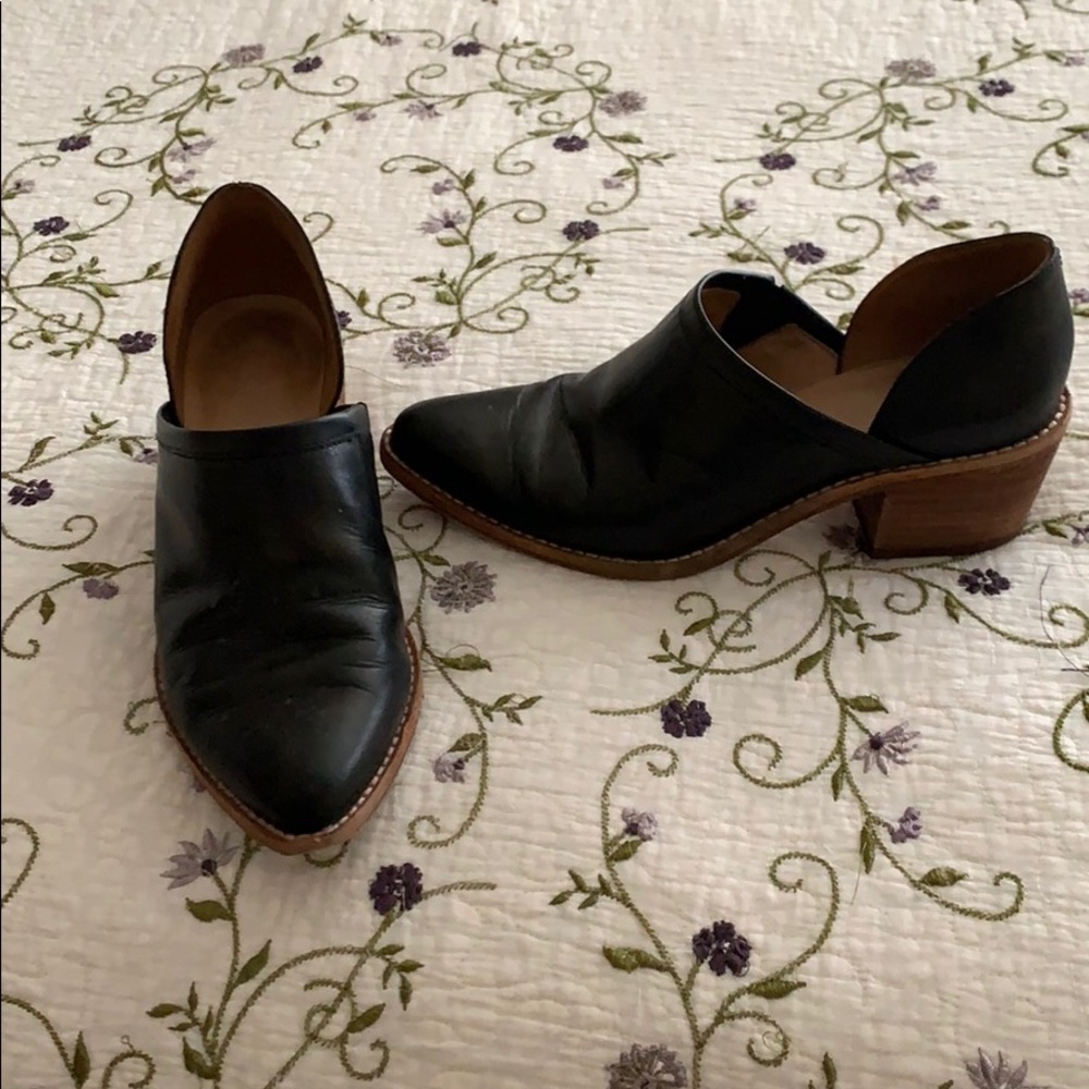 Madewell leather boots/ clogs